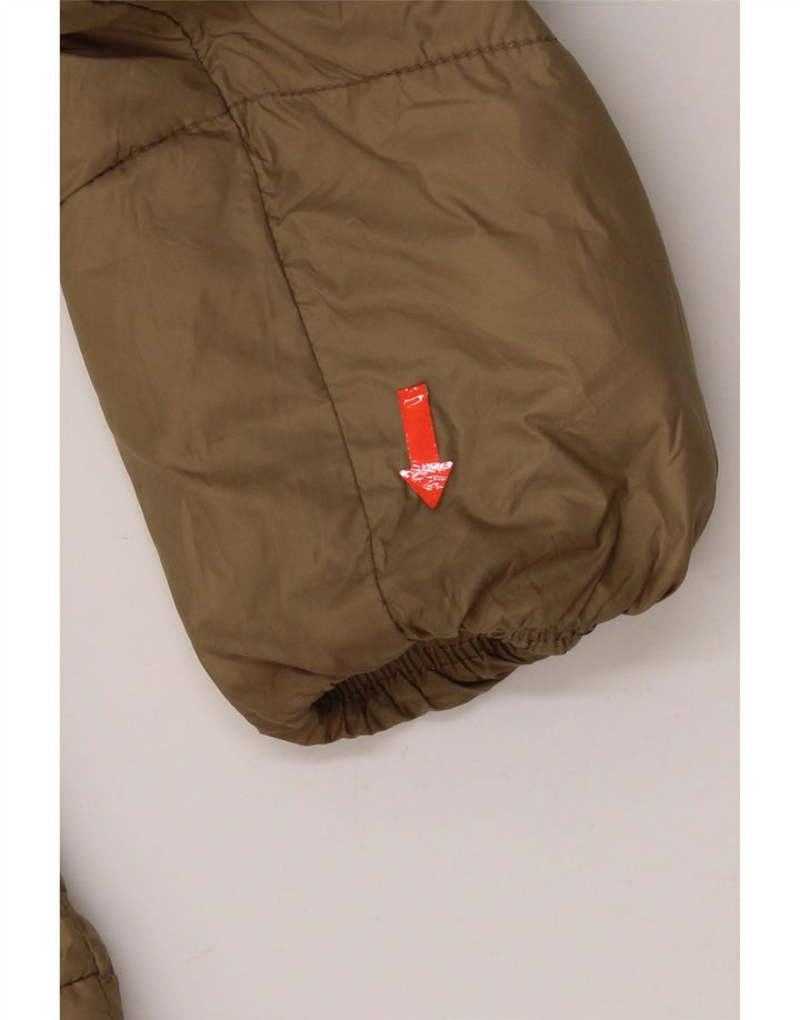 Zara Herre hættepolstret jakke UK 36 Small Beige