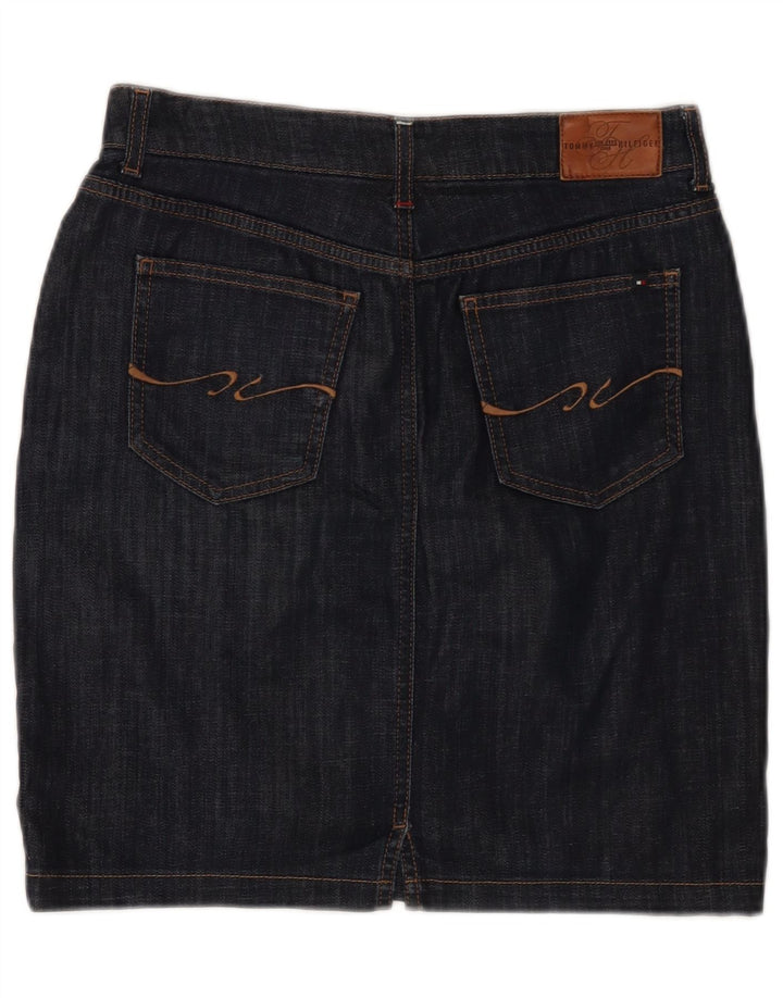 Tommy Hilfiger Dame Denim Nederdel W28 Medium Navy Blue