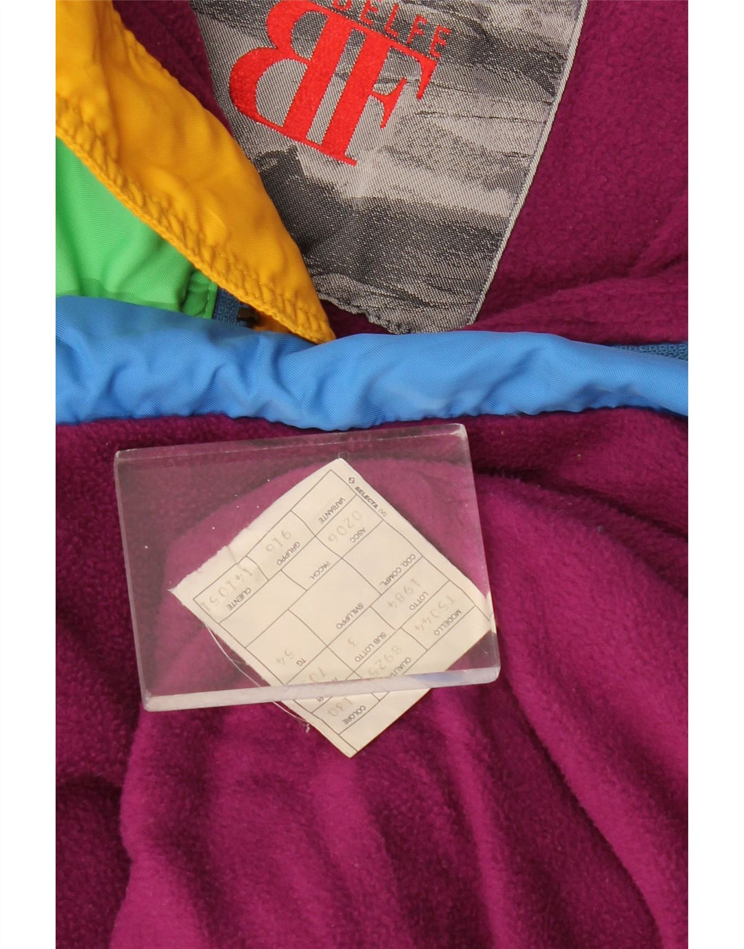 BELFE Herre Skijakke IT 54 2XL Blå Colourblock Polyester