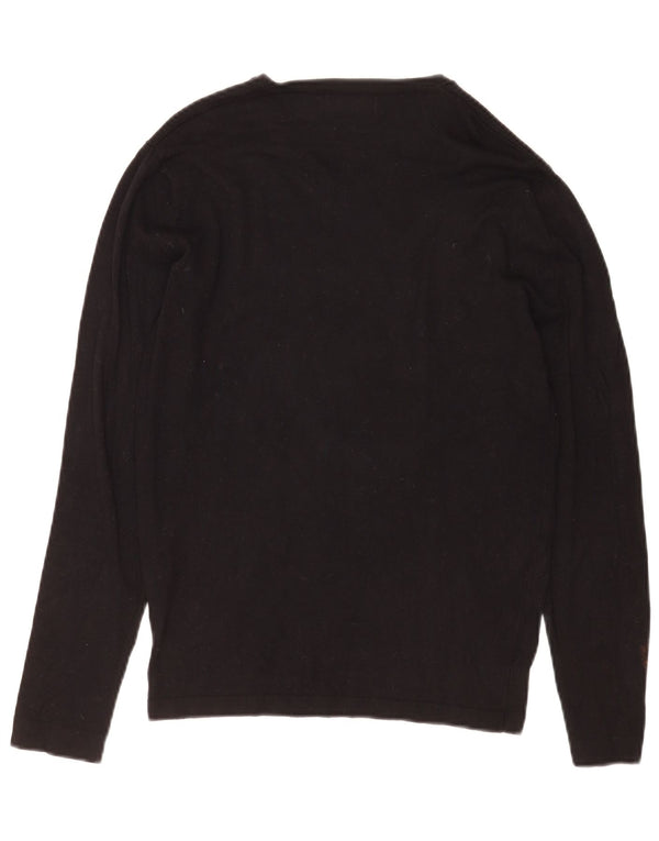 Zara Herre V-hals sweater Medium Sort Viscose