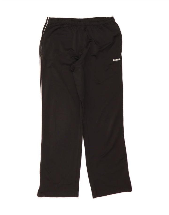 REEBOK Womens Tracksuit Trousers UK 10 Small  Black Polyester Vintage Reebok and Second-Hand Reebok from Messina Hembry 