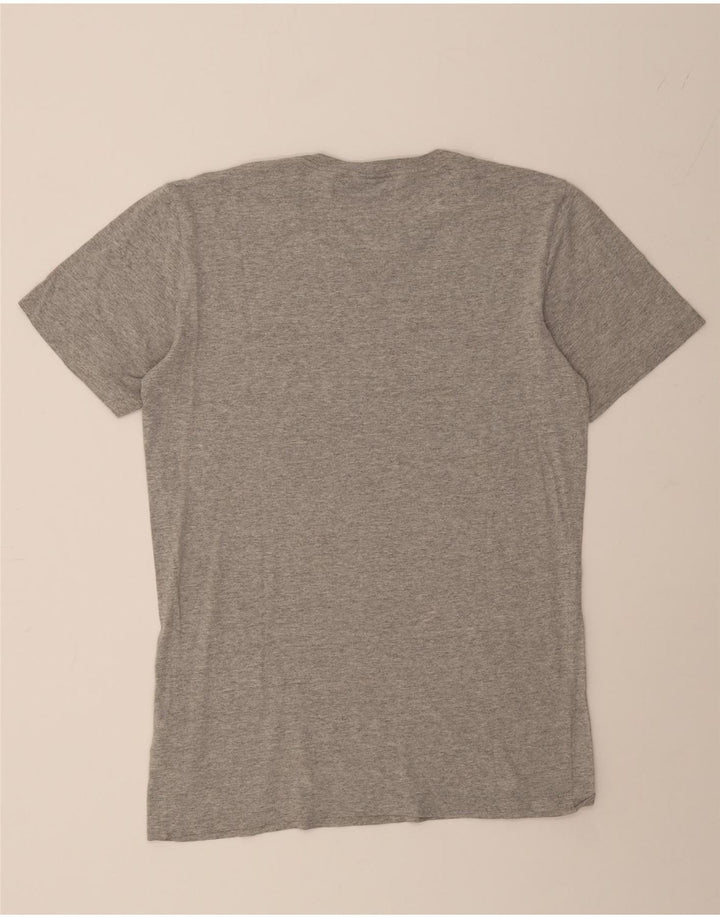 ADIDAS Mens Graphic T-Shirt Top Medium Grey Cotton Vintage Adidas and Second-Hand Adidas from Messina Hembry 