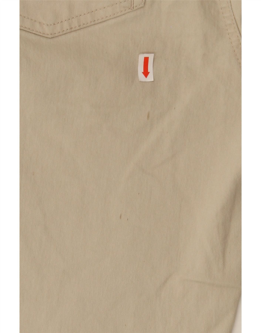 ARMANI Womens Straight Jeans W28 L28 Beige Cotton Vintage Armani and Second-Hand Armani from Messina Hembry 