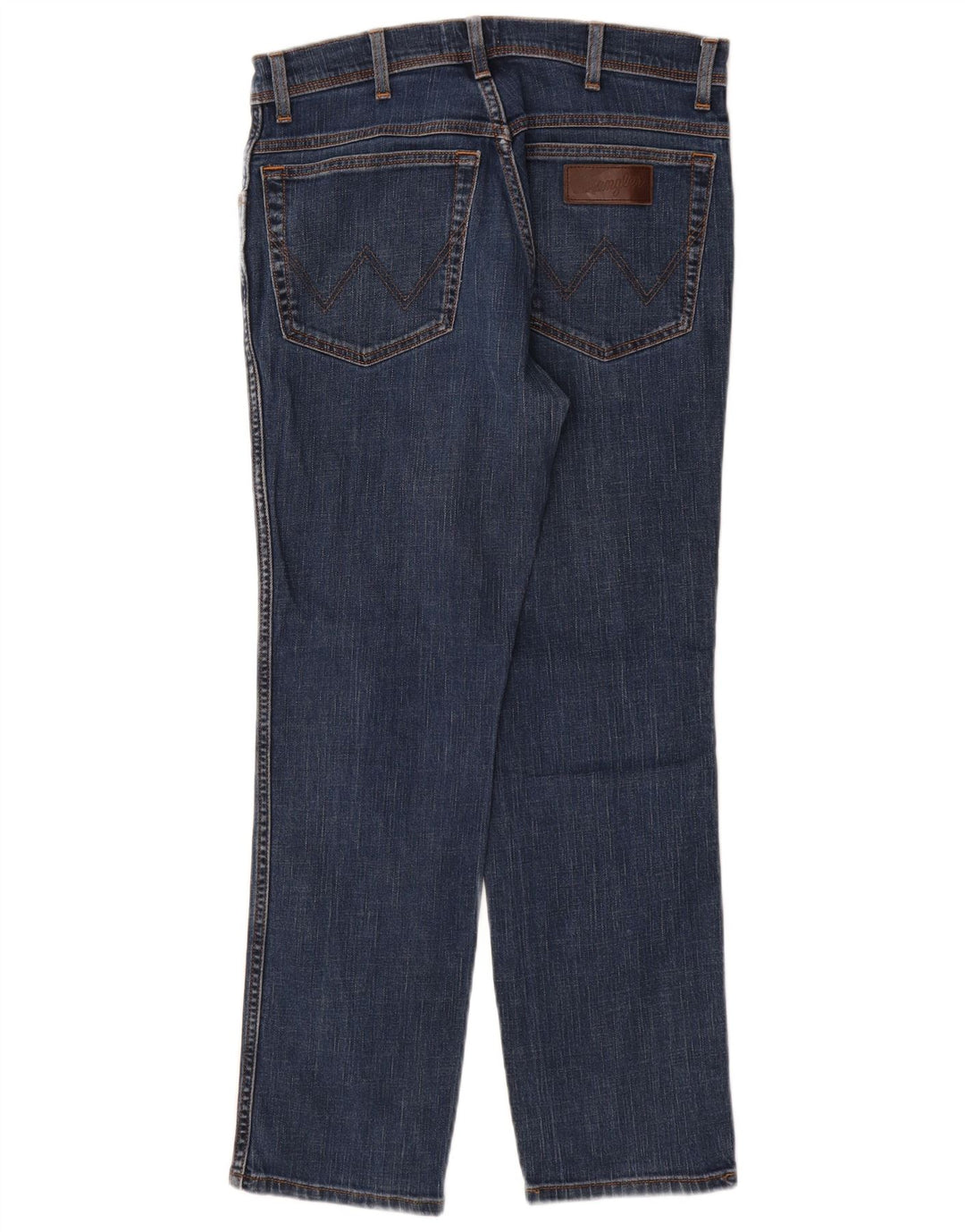 Wrangler Texas Slim Jeans til kvinder W33 L30 blå bomuld