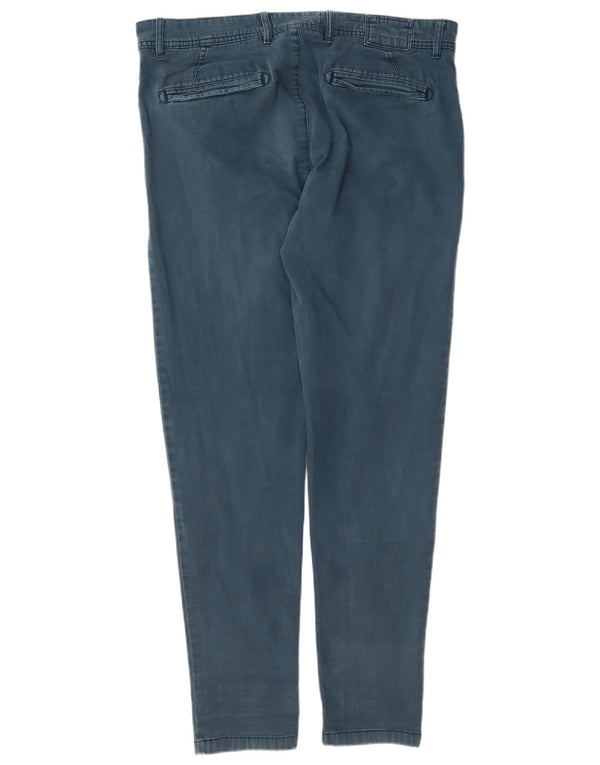 Zara Herre Slim Chino Bukser EU 44 Large W34 L31 Navy Blue