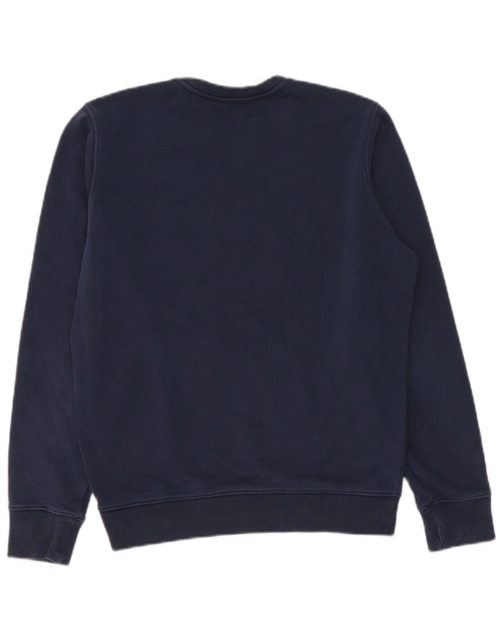 Rifle Herre Grafisk Sweatshirt Jumper Medium Navyblå Bomuld