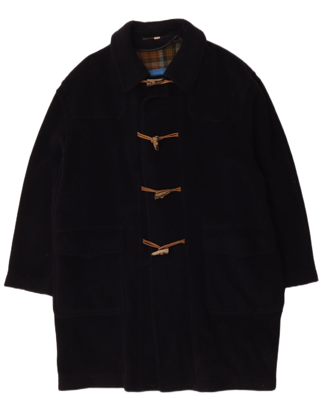 Azzurra Herre Duffle Coat UK 42 XL Navy Blue