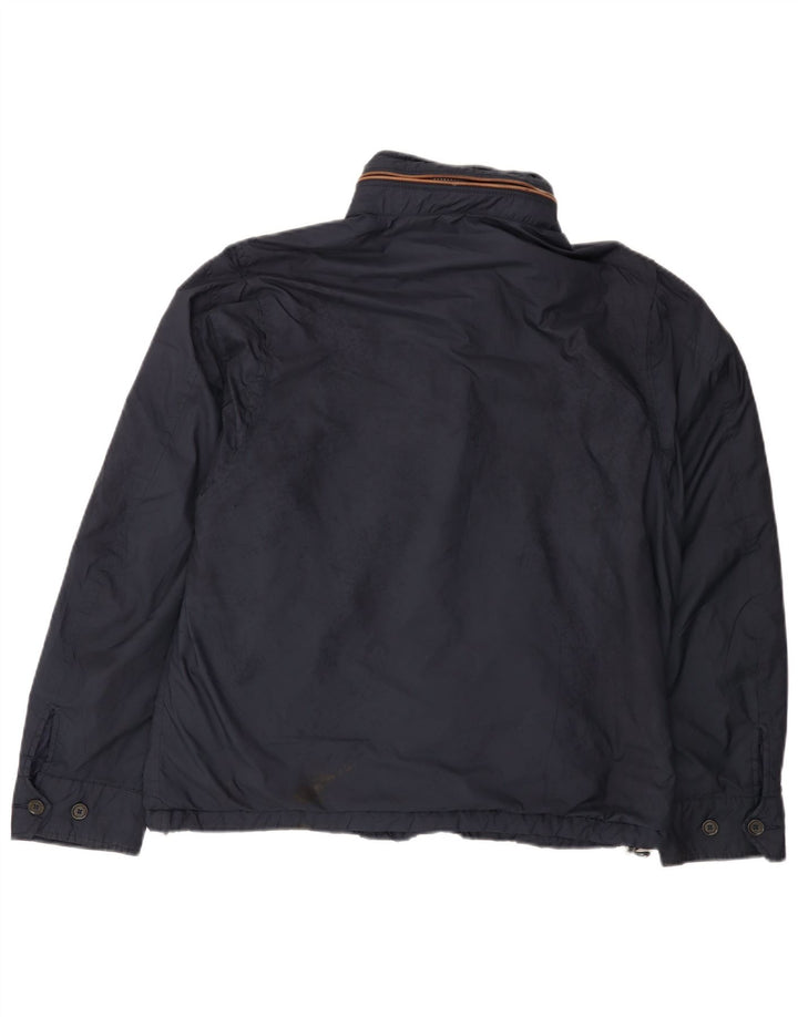 Polo Ralph Lauren Herre Hooded Bomber Jacket UK 40 Large Navy Blue Polyester