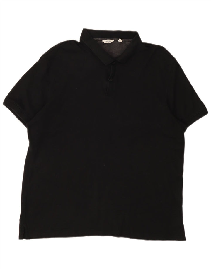 CALVIN KLEIN Herre poloshirt XL Sort