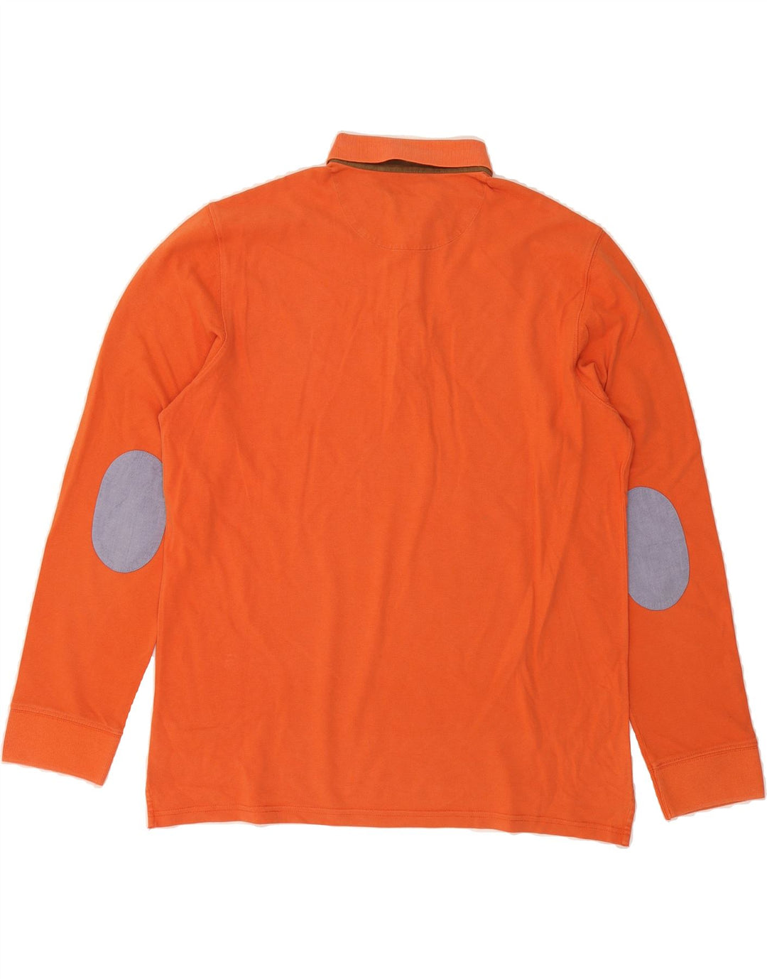 MASSIMO DUTTI Mens Long Sleeve Polo Shirt XL Orange Vintage Massimo Dutti and Second-Hand Massimo Dutti from Messina Hembry 