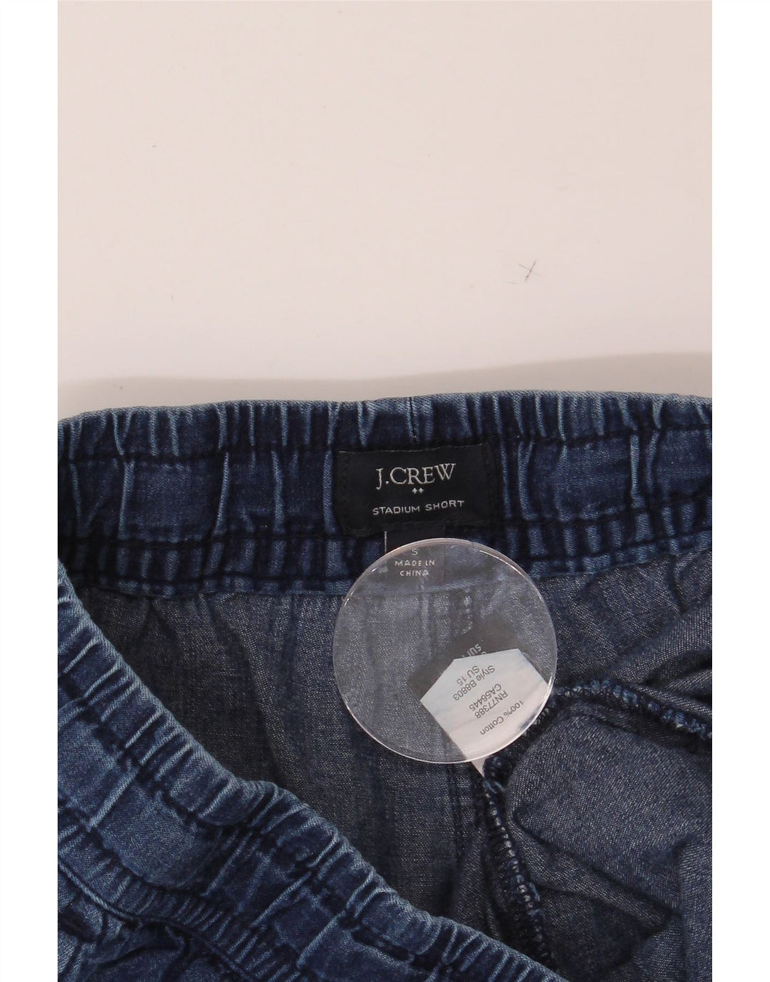 J. CREW Womens Stadium Denim Shorts Small W27  Navy Blue Cotton Vintage J. Crew and Second-Hand J. Crew from Messina Hembry 