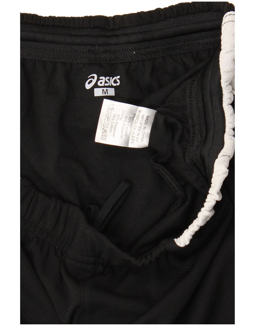 Asics Sportsshorts til kvinder UK 12 Medium Sort Colourblock Polyester