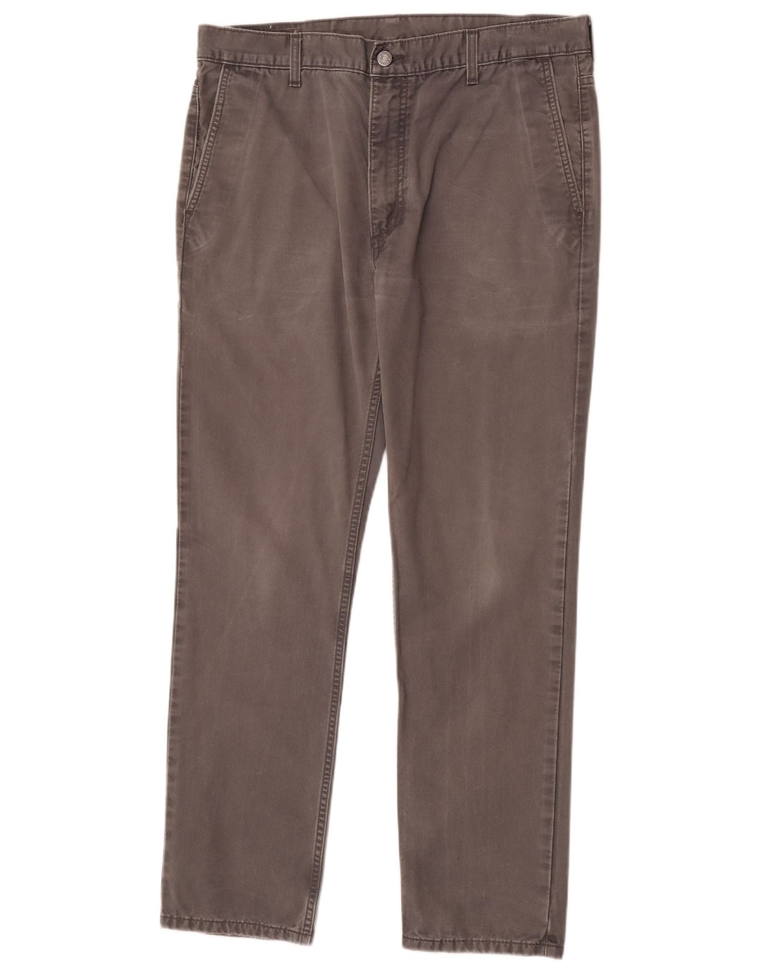 Levi's Herre 751 Straight Jeans W36 L32 Grå Bomuld