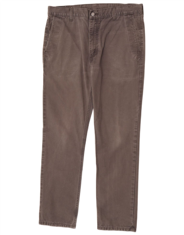 Levi's Herre 751 Straight Jeans W36 L32 Grå Bomuld