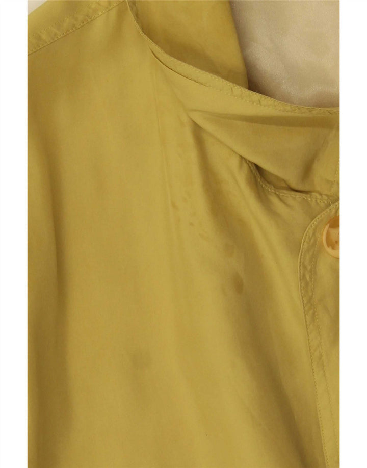 Vintage Herre Utility Jacket UK 44 2XL Gul Silke