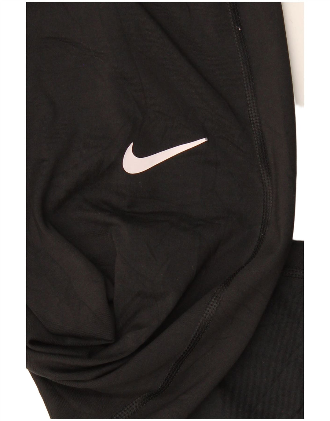 NIKE Dri Fit grafiske leggings til kvinder UK 10 Lille sort polyester