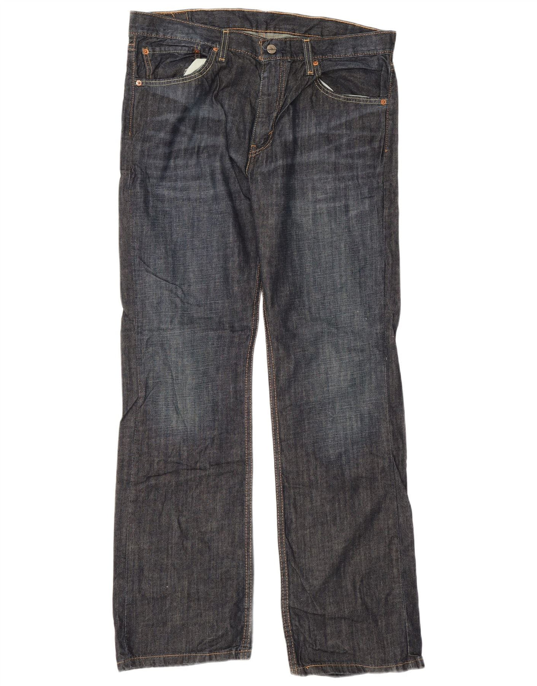Levi's Herre 527 Bootcut Jeans W36 L32 Marineblå Bomuld