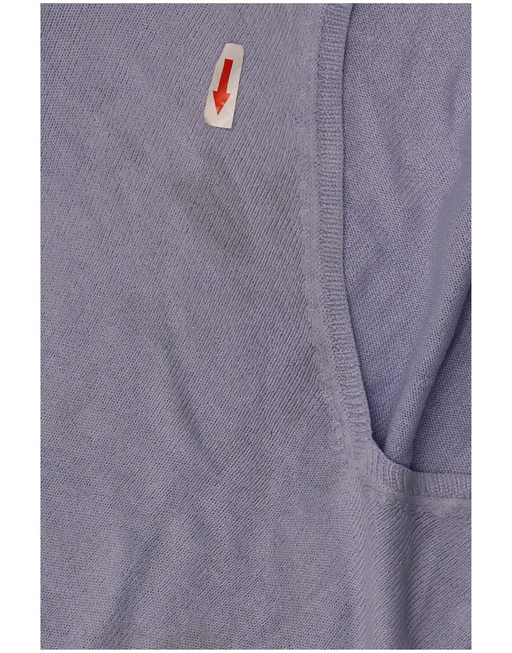 Marks & Spencer Dame V-hals sweater UK 16 Large Purple