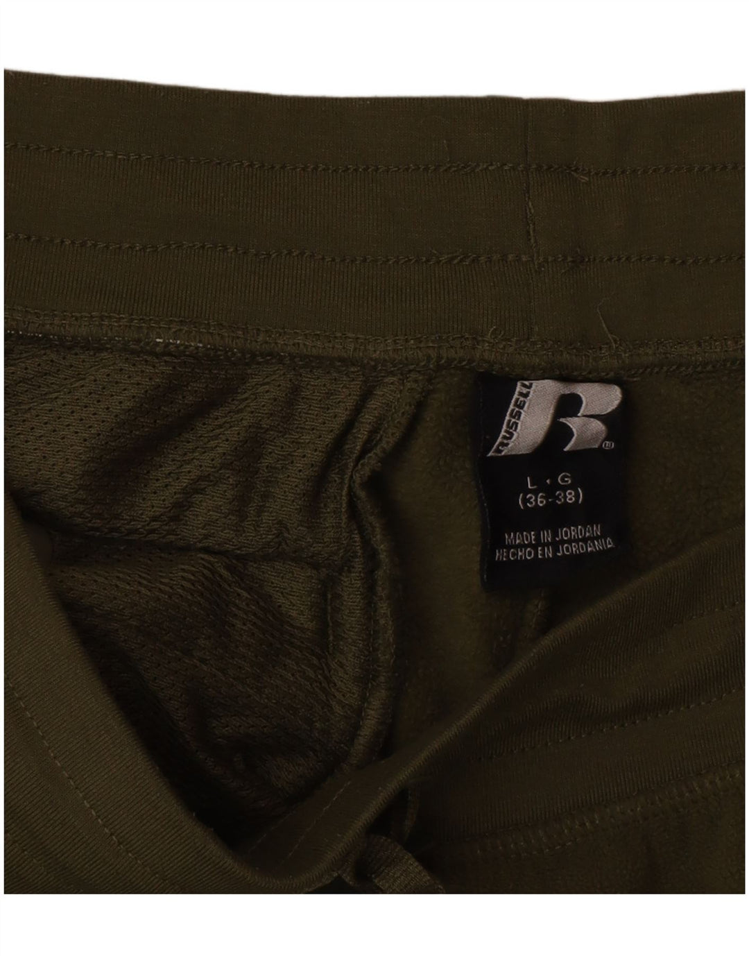 Russell Athletic Herre træningsdragt Bukser Joggers Large Khaki Colourblock