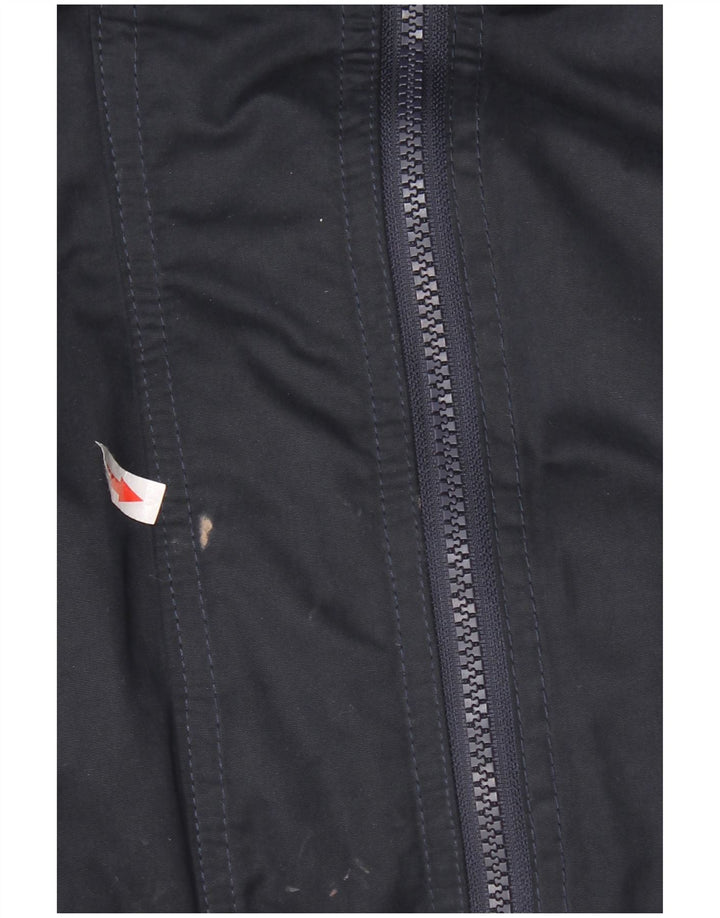 Superdry Sherpa Parkajakke med hætte til mænd UK 38 Mellem marineblå polyester
