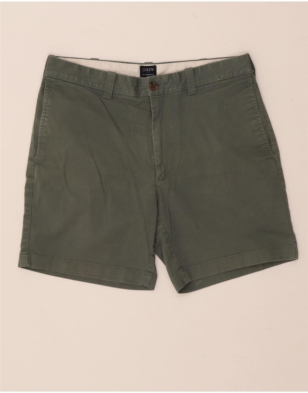 J. Crew Chino Shorts til mænd W31 Medium Khaki Bomuld