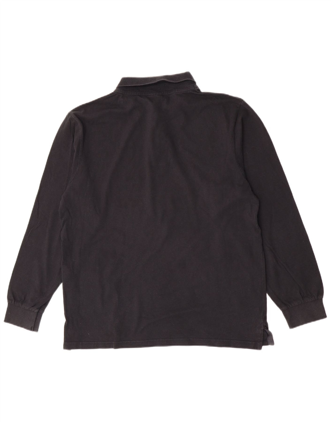 North Sails Herre Langærmet Polo Shirt 2XL Sort Bomuld