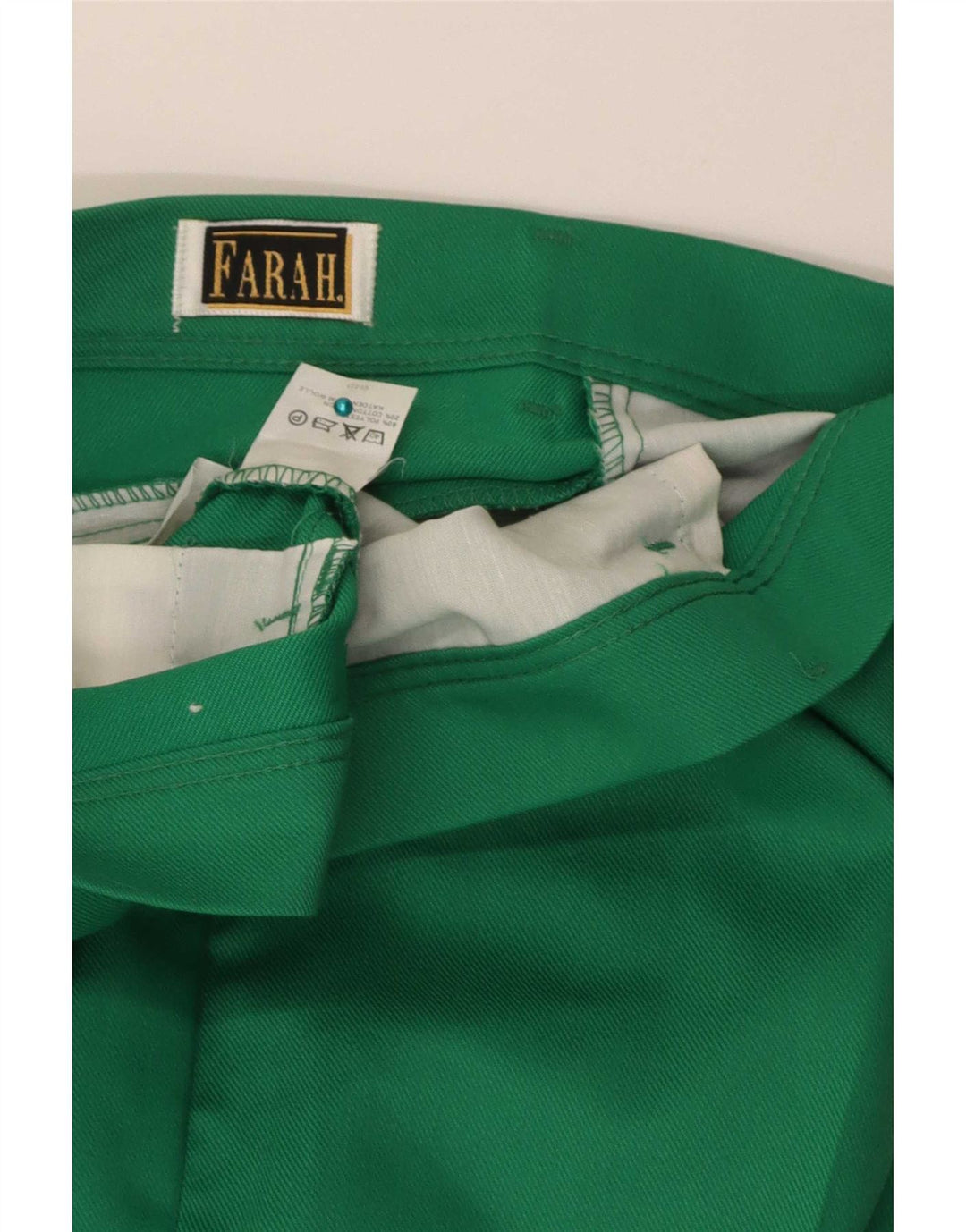 Farah Lige Casual Bukser til kvinder W36 L34 Grøn Polyester