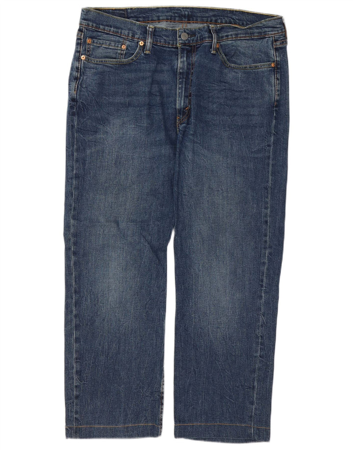 Levi's Herre 514 lige jeans W38 L27 blå bomuld