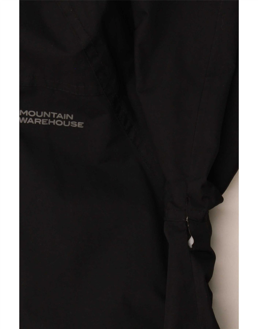 Mountain Warehouse Regnjakke med hætte til mænd UK 36 Lille sort polyester