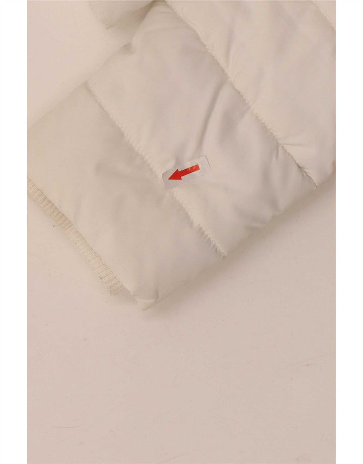 Tommy Hilfiger Dame Hættejakke UK 14 Medium White Polyester