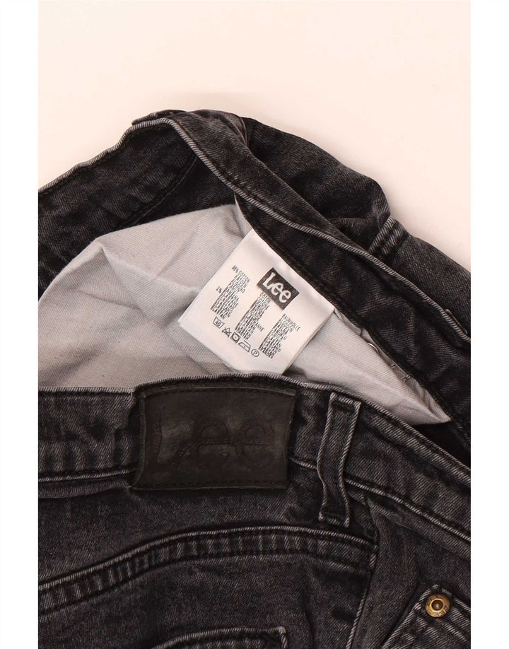 Lee Mens Brooklyn Straight Jeans W36 L36 Sort Bomuld