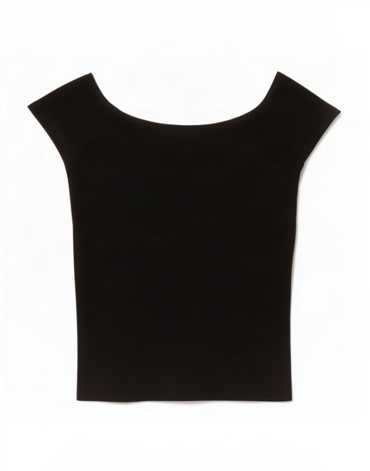 Zara Womens Crop Top UK 14 Medium Sort Polyamid