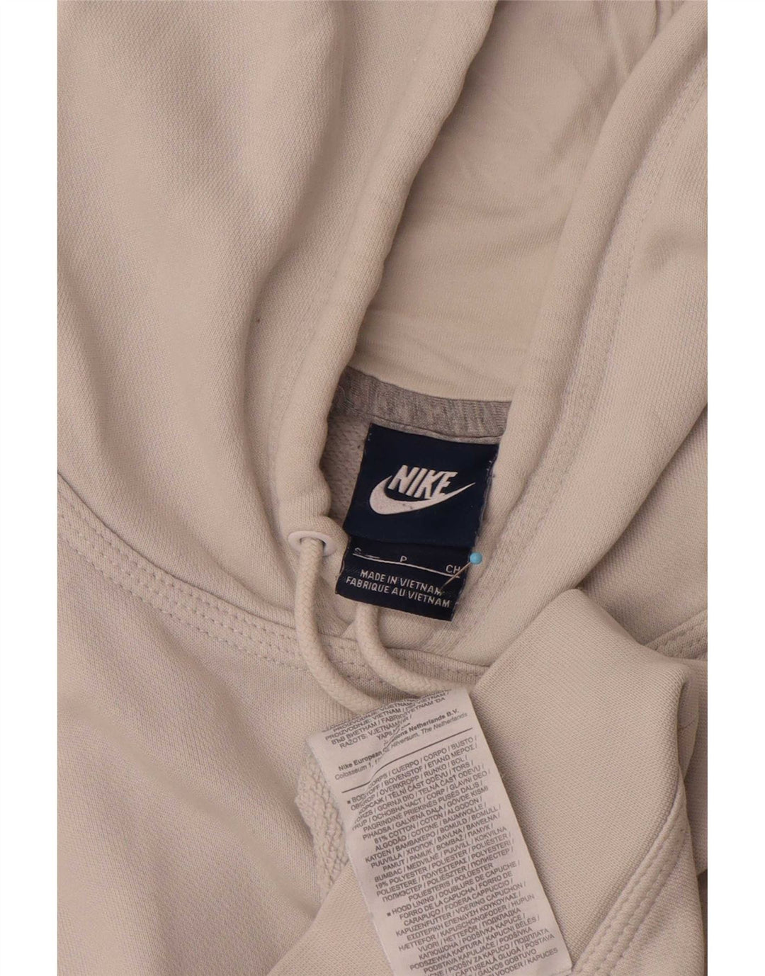 Nike hættetrøje til mænd, lille grå bomuld
