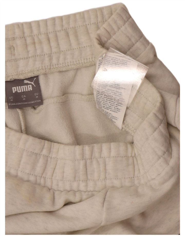 Puma Herre træningsdragt Bukser Joggers Medium White Bomuld