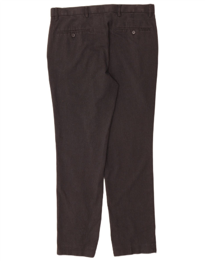 Marks & Spencer Herre Slim Suit Bukser W32 L31 Grå Polyester