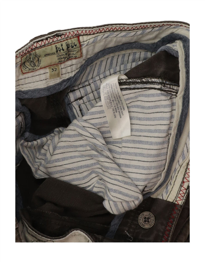 Fat Face Herre Cargo Shorts W32 Medium Grey Bomuld