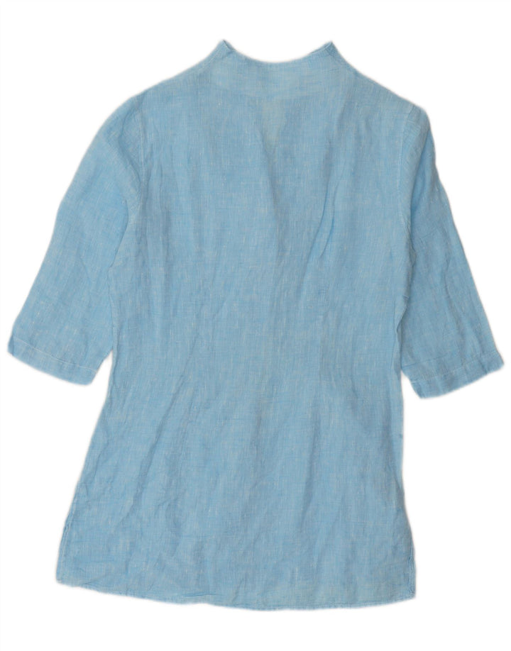 Naracamicee skjorte med 3/4 ærmer til kvinder UK 12 Medium Blue