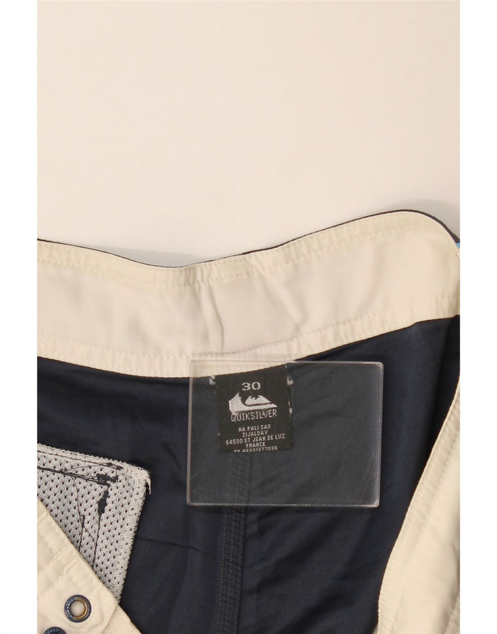 Quiksilver Herre grafiske svømmeshorts Medium Beige Colourblock Polyester