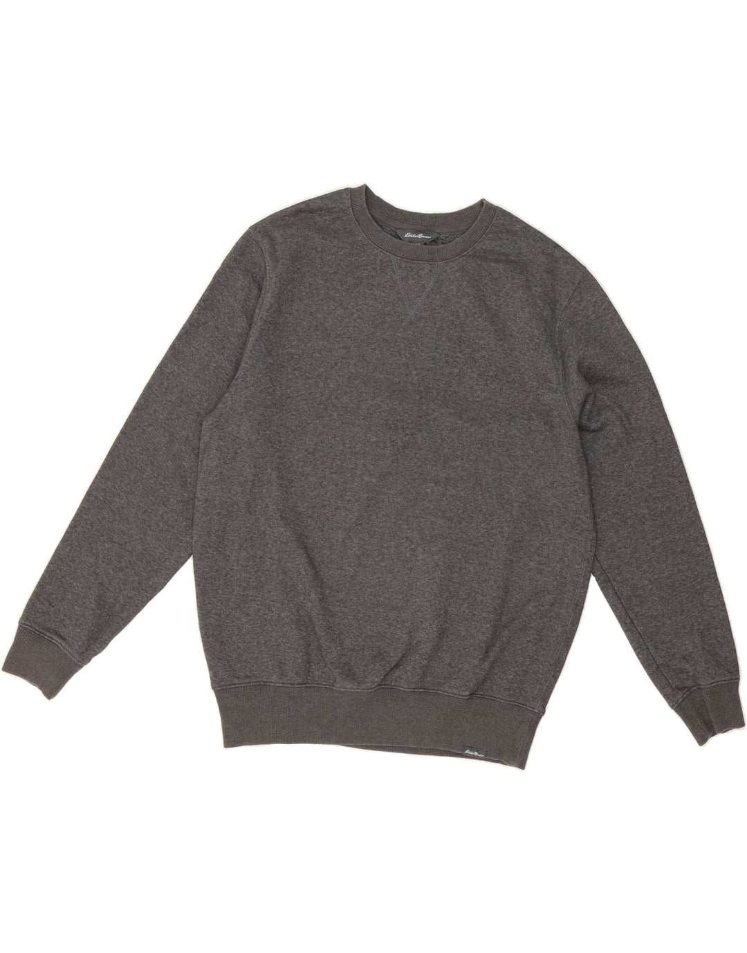 EDDIE BAUER Mens Sweatshirt Jumper Medium Grey Cotton Vintage Eddie Bauer and Second-Hand Eddie Bauer from Messina Hembry 