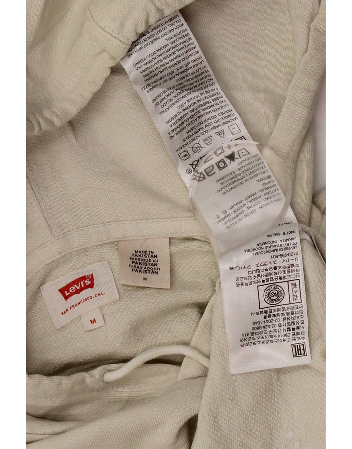 Levi's Grafisk hættetrøje til mænd mellem hvid bomuld