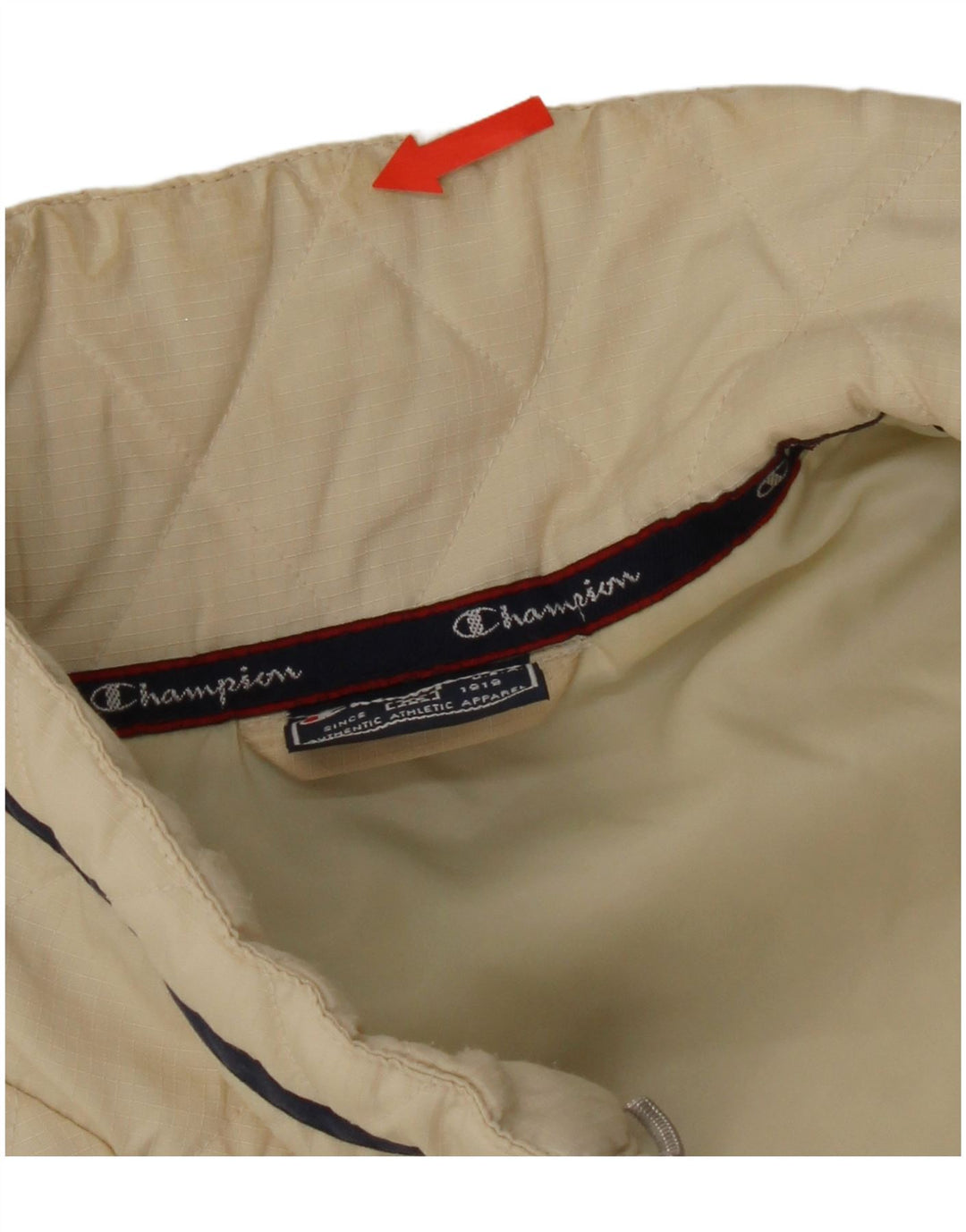 Champion Womens Quilted Gilet UK 18 XL Off White