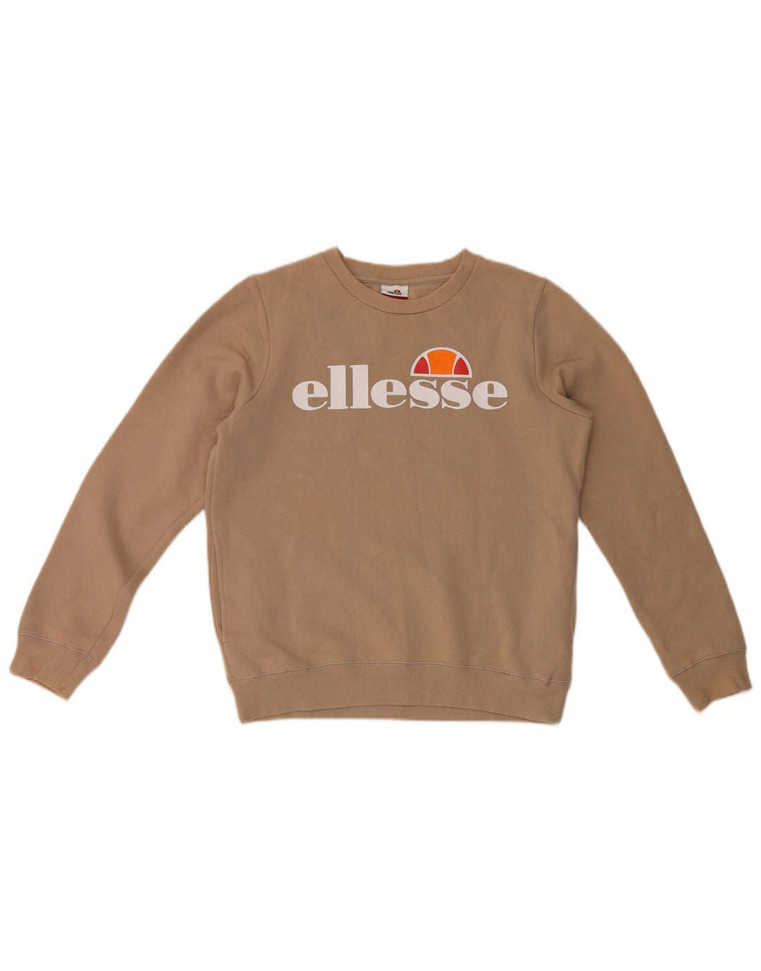 Ellesse Boys Grafisk Sweatshirt Jumper 13-14 År Brun Bomuld