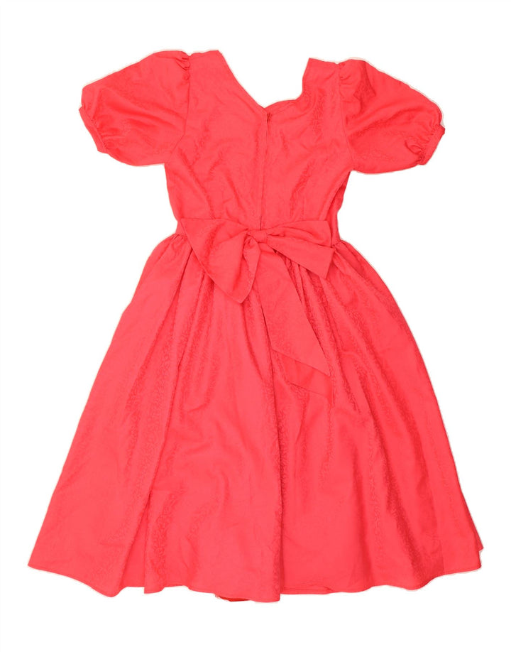 VINTAGE Womens Princess Dress UK 14 Medium Pink Vintage Vintage and Second-Hand Vintage from Messina Hembry 