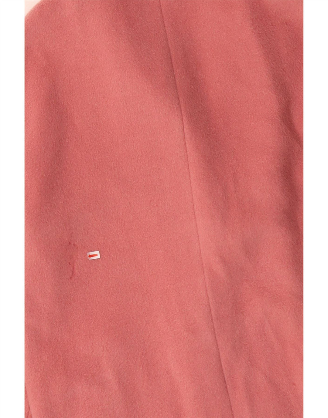 MINT FLØJL Dame Oversized åben overfrakke UK 14 Large Pink Wool