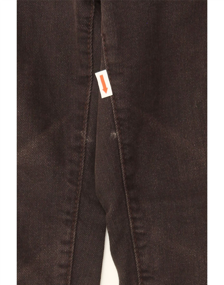 TRUSSARDI Womens Bootcut Jeans W30 L28 Brown Cotton Vintage Trussardi and Second-Hand Trussardi from Messina Hembry 