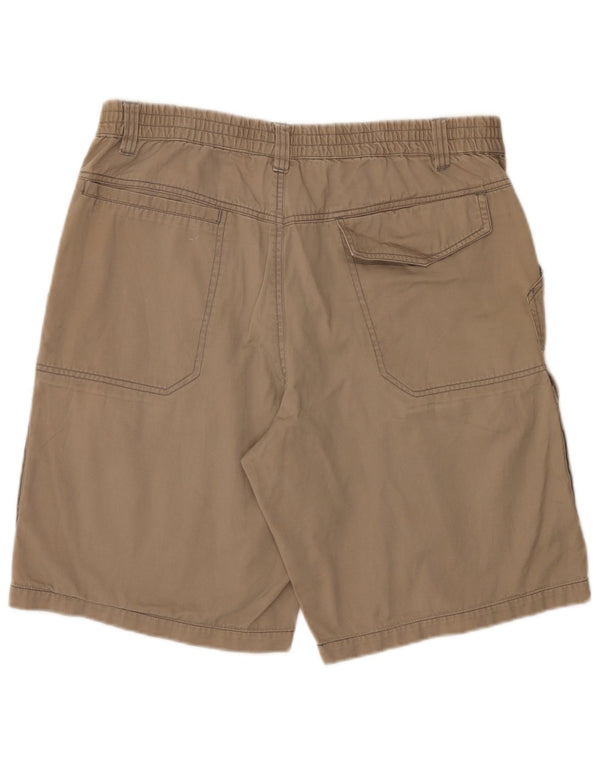 Lotto Herre Workwear Cargo Shorts UK 42/44 XL W36 Beige Bomuld