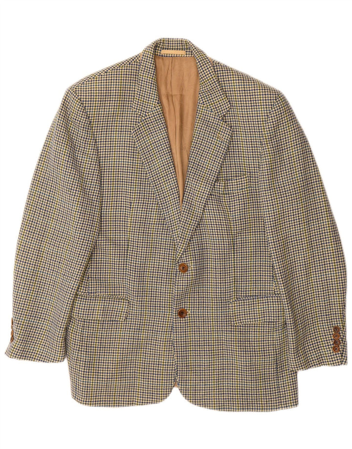 Hugo Boss Herre 2-knaps blazerjakke EU 52 XL Flerfarvet Houndstooth