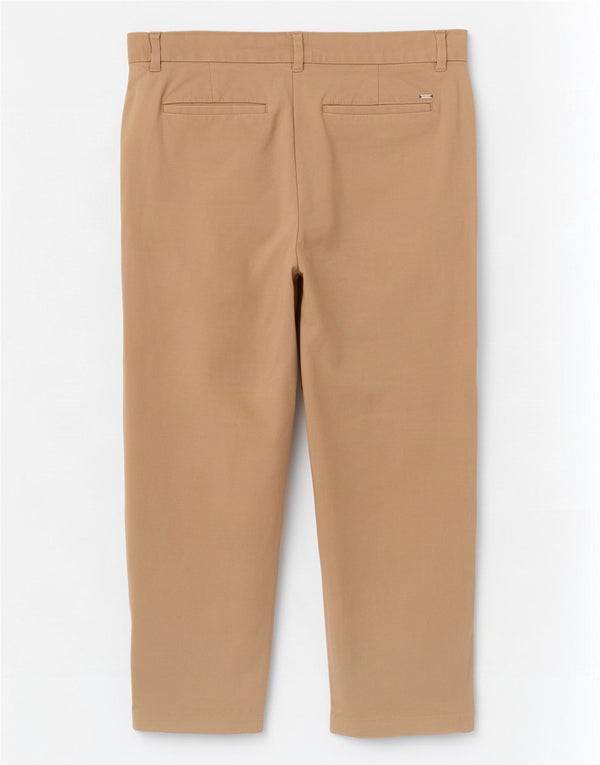 Tommy Hilfiger lige cropped bukser til kvinder US 6 Medium W30 L24 Beige