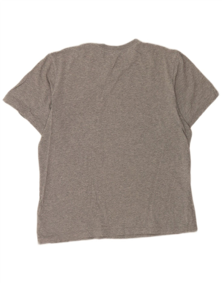 Nike T-shirt top mellem grå bomuld til mænd