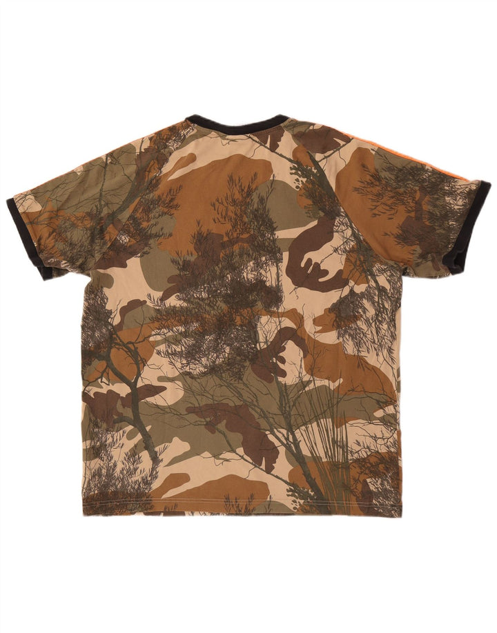 Adidas Herre T-Shirt Top Stor Flerfarvet Camouflage Bomuld